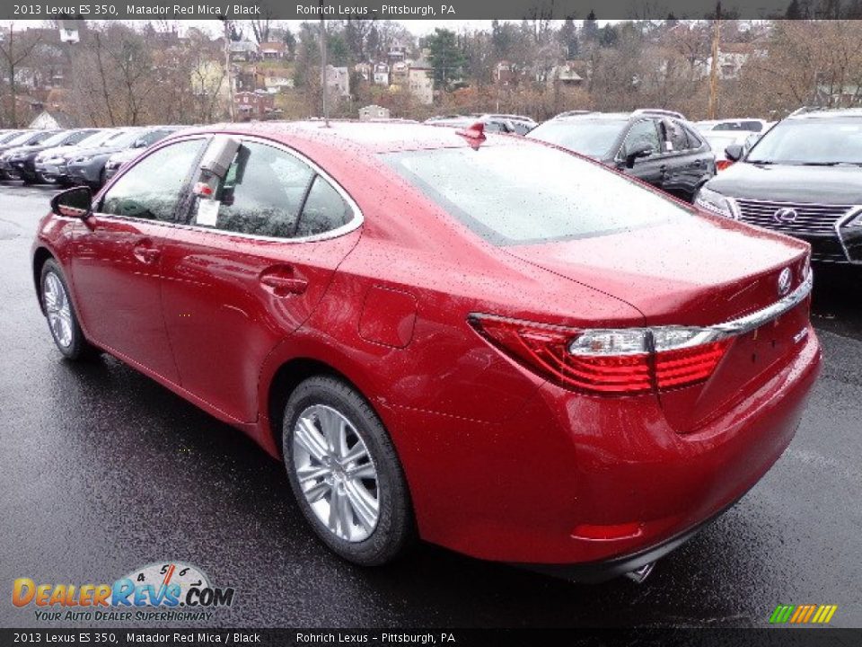 2013 Lexus ES 350 Matador Red Mica / Black Photo #2