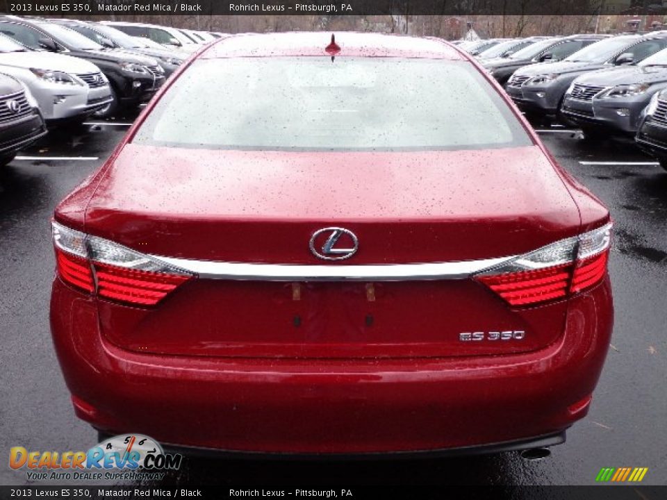 2013 Lexus ES 350 Matador Red Mica / Black Photo #3