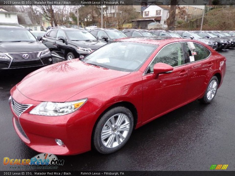 2013 Lexus ES 350 Matador Red Mica / Black Photo #8