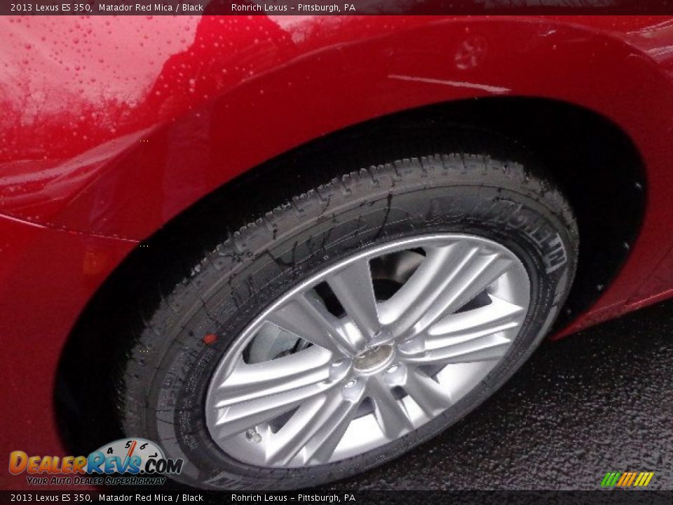 2013 Lexus ES 350 Matador Red Mica / Black Photo #9
