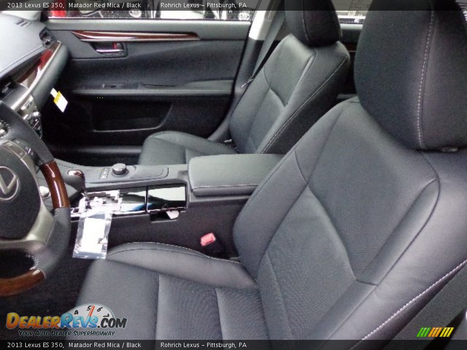 2013 Lexus ES 350 Matador Red Mica / Black Photo #10