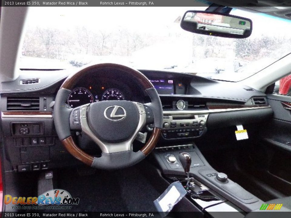 2013 Lexus ES 350 Matador Red Mica / Black Photo #12