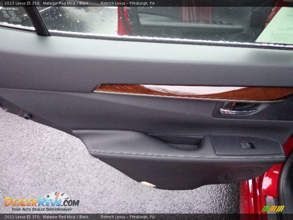 2013 Lexus ES 350 Matador Red Mica / Black Photo #13
