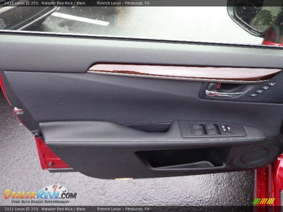 2013 Lexus ES 350 Matador Red Mica / Black Photo #14