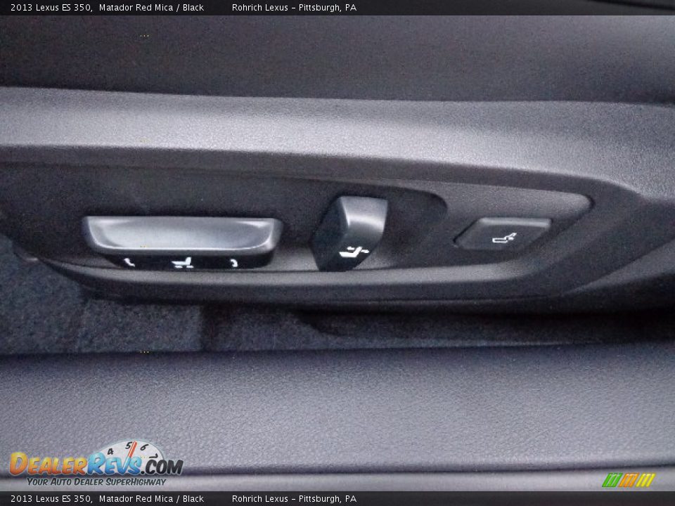 2013 Lexus ES 350 Matador Red Mica / Black Photo #16