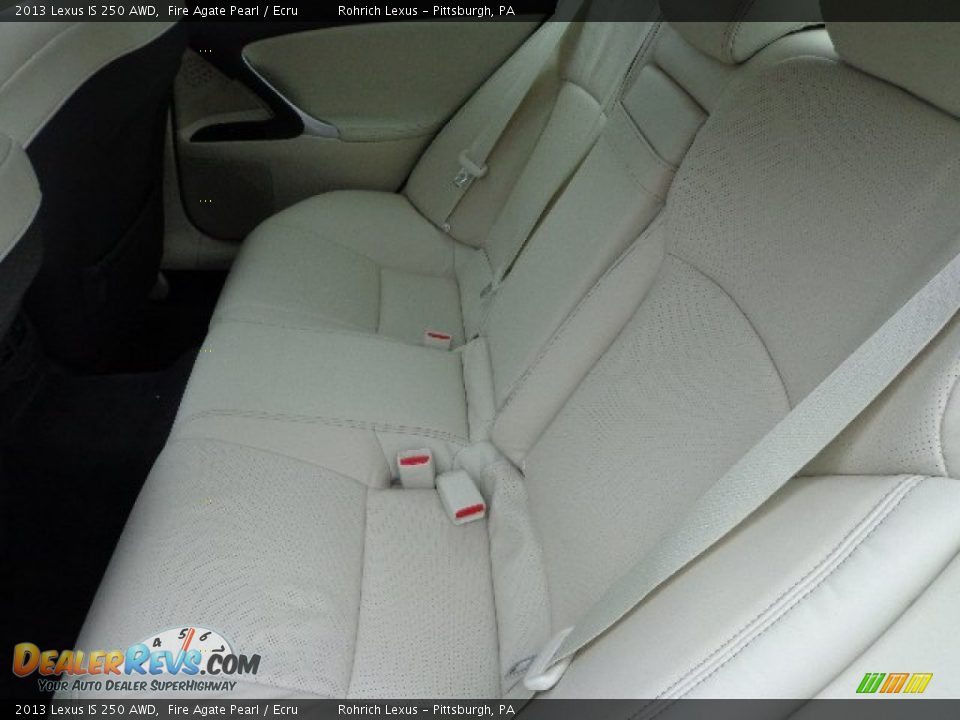 Rear Seat of 2013 Lexus IS 250 AWD Photo #11