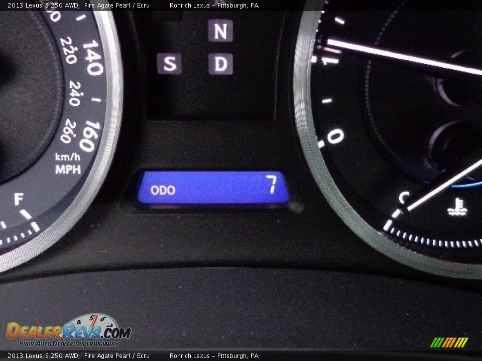 2013 Lexus IS 250 AWD Fire Agate Pearl / Ecru Photo #20