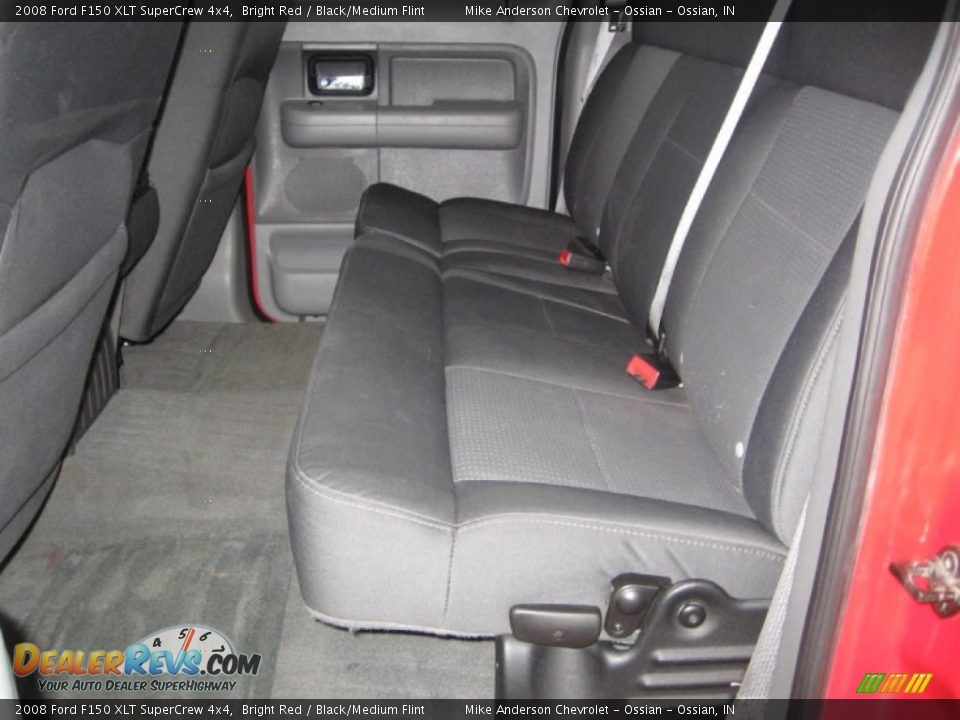 2008 Ford F150 XLT SuperCrew 4x4 Bright Red / Black/Medium Flint Photo #11