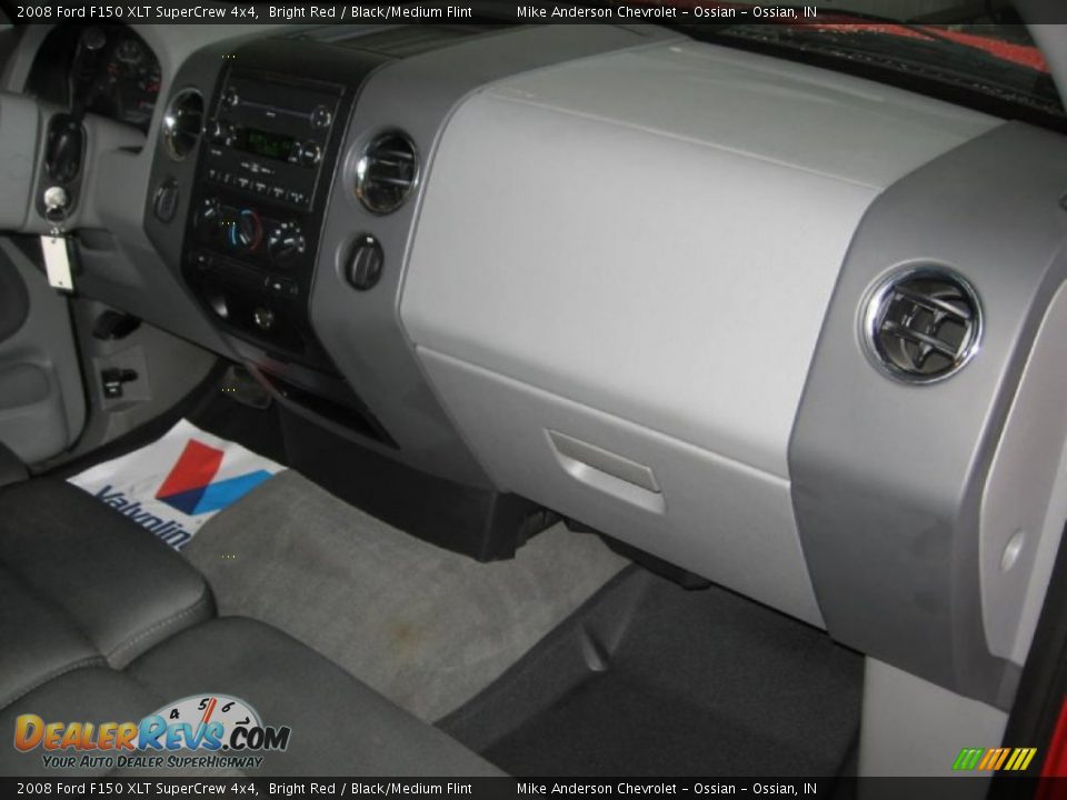 2008 Ford F150 XLT SuperCrew 4x4 Bright Red / Black/Medium Flint Photo #19