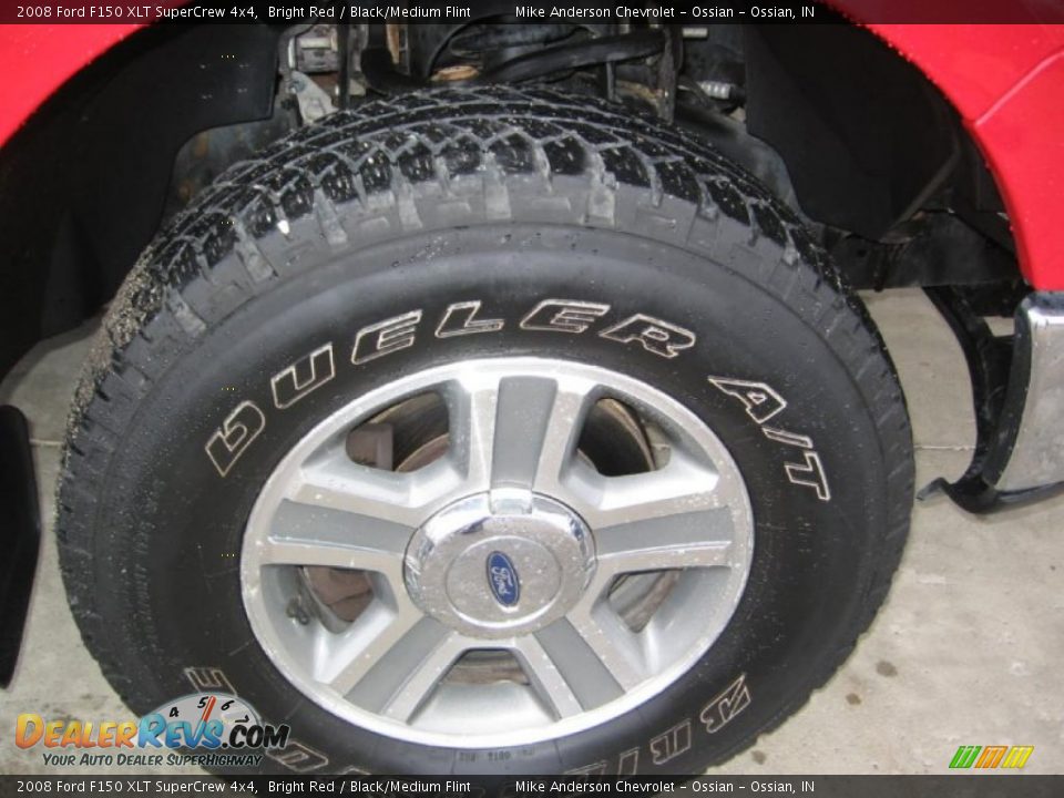 2008 Ford F150 XLT SuperCrew 4x4 Bright Red / Black/Medium Flint Photo #20