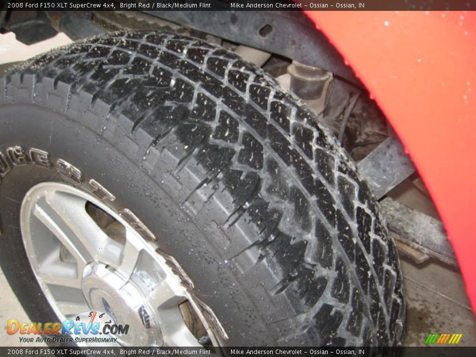 2008 Ford F150 XLT SuperCrew 4x4 Bright Red / Black/Medium Flint Photo #21