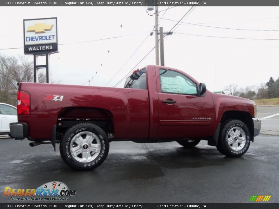 2013 Chevrolet Silverado 1500 LT Regular Cab 4x4 Deep Ruby Metallic / Ebony Photo #2
