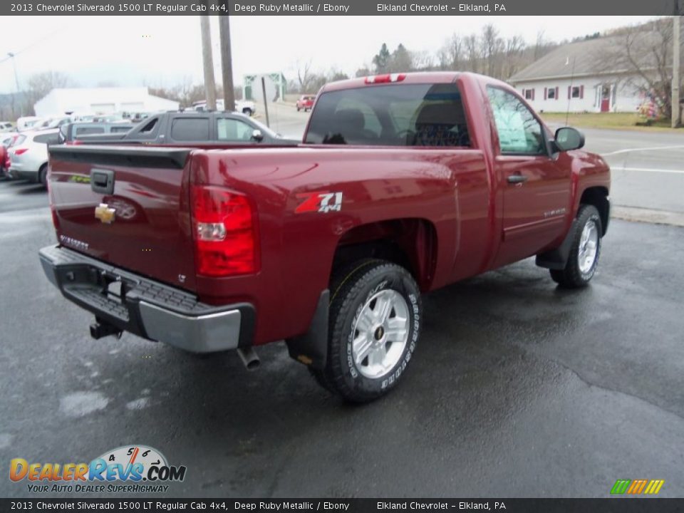 Deep Ruby Metallic 2013 Chevrolet Silverado 1500 LT Regular Cab 4x4 Photo #3
