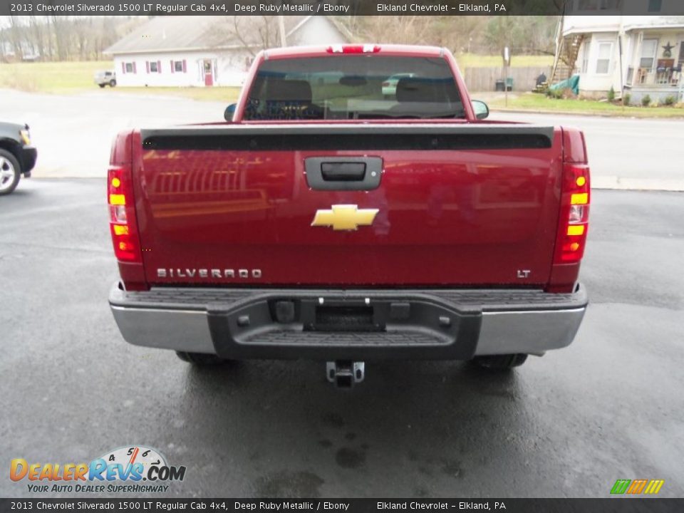 2013 Chevrolet Silverado 1500 LT Regular Cab 4x4 Deep Ruby Metallic / Ebony Photo #4