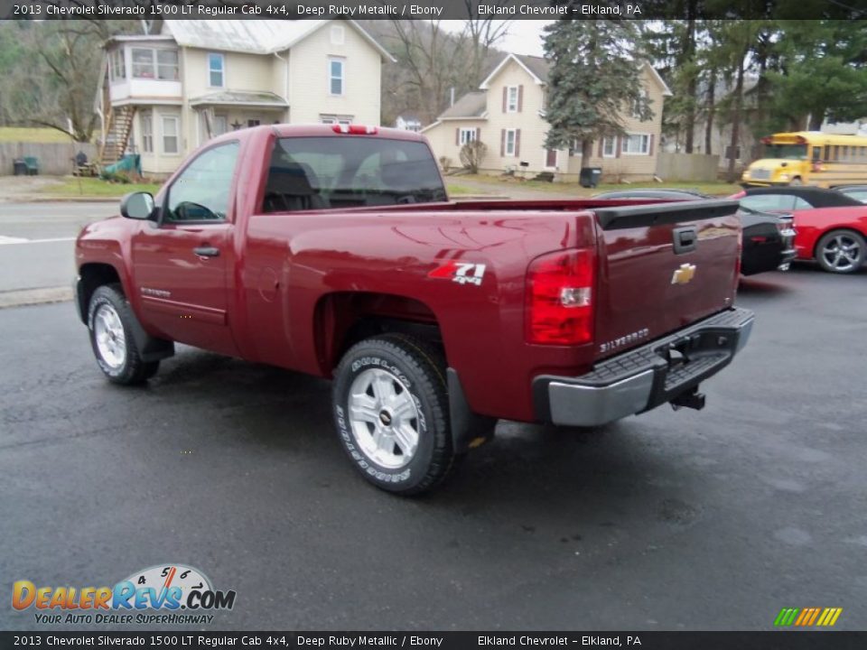 2013 Chevrolet Silverado 1500 LT Regular Cab 4x4 Deep Ruby Metallic / Ebony Photo #5