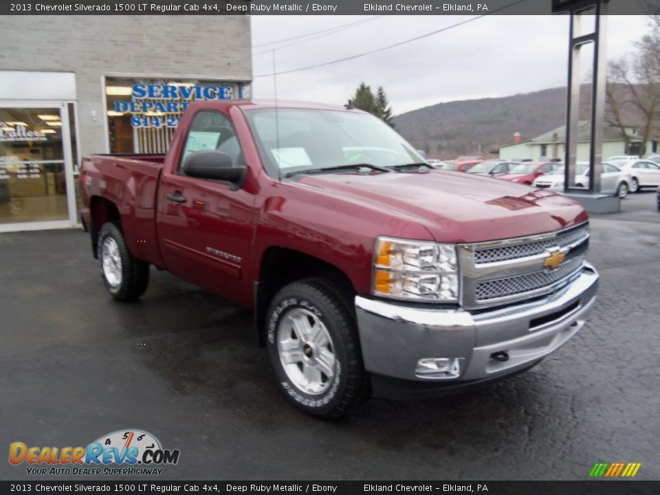2013 Chevrolet Silverado 1500 LT Regular Cab 4x4 Deep Ruby Metallic / Ebony Photo #9