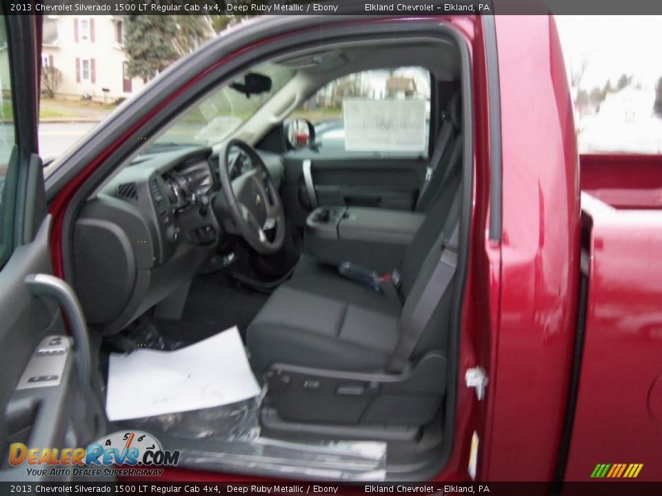 2013 Chevrolet Silverado 1500 LT Regular Cab 4x4 Deep Ruby Metallic / Ebony Photo #15