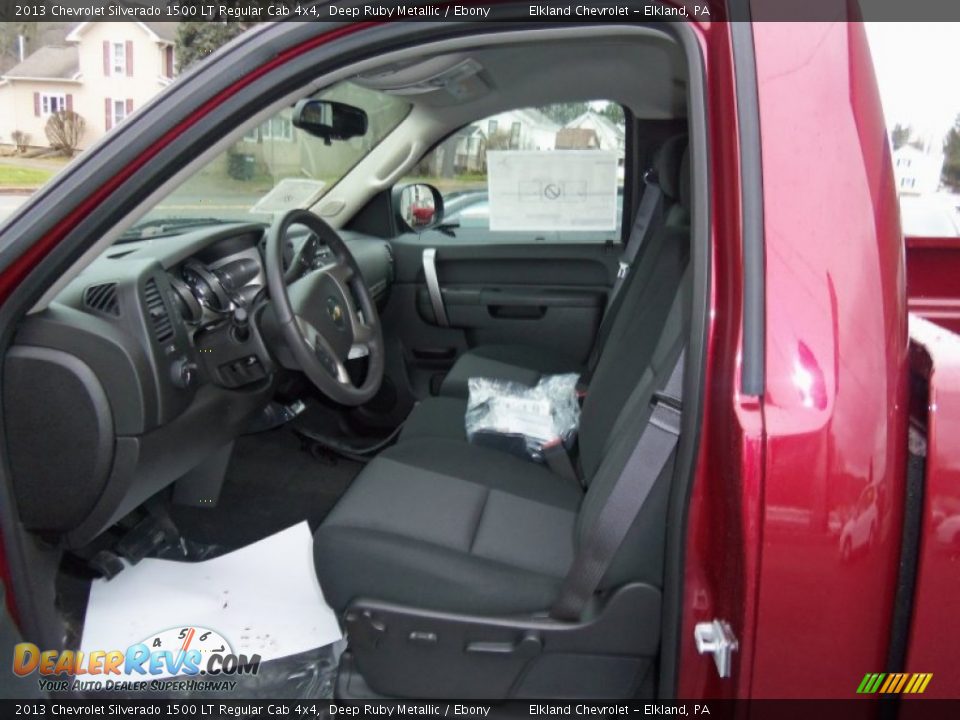 2013 Chevrolet Silverado 1500 LT Regular Cab 4x4 Deep Ruby Metallic / Ebony Photo #16