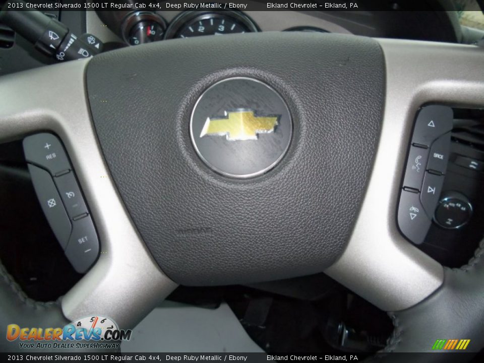 2013 Chevrolet Silverado 1500 LT Regular Cab 4x4 Deep Ruby Metallic / Ebony Photo #21