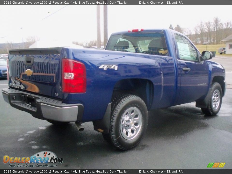 Blue Topaz Metallic 2013 Chevrolet Silverado 1500 LS Regular Cab 4x4 Photo #5