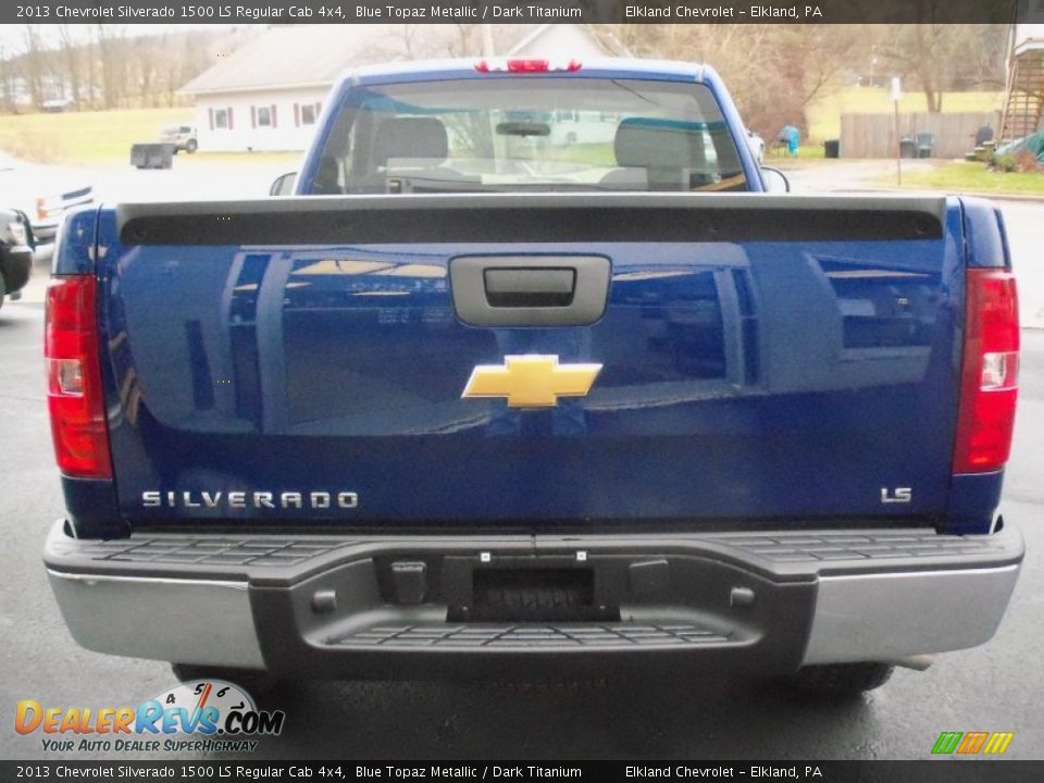 2013 Chevrolet Silverado 1500 LS Regular Cab 4x4 Blue Topaz Metallic / Dark Titanium Photo #6