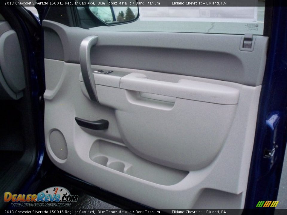2013 Chevrolet Silverado 1500 LS Regular Cab 4x4 Blue Topaz Metallic / Dark Titanium Photo #13