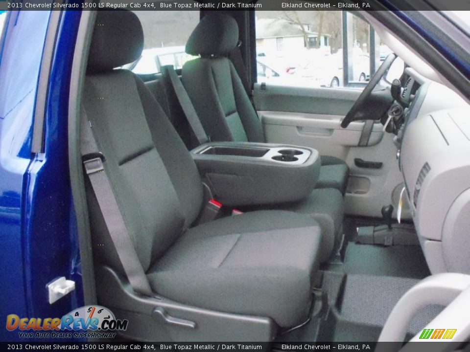 2013 Chevrolet Silverado 1500 LS Regular Cab 4x4 Blue Topaz Metallic / Dark Titanium Photo #14
