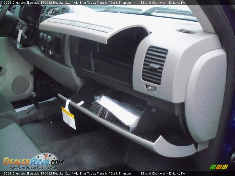 2013 Chevrolet Silverado 1500 LS Regular Cab 4x4 Blue Topaz Metallic / Dark Titanium Photo #16