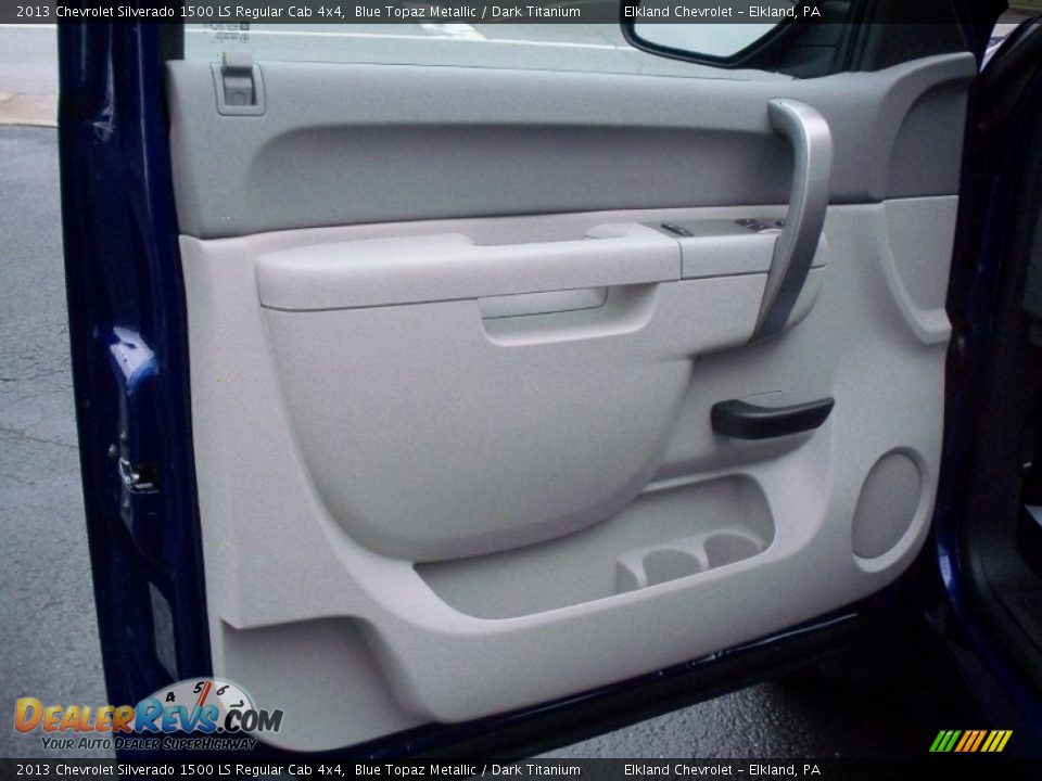 2013 Chevrolet Silverado 1500 LS Regular Cab 4x4 Blue Topaz Metallic / Dark Titanium Photo #18