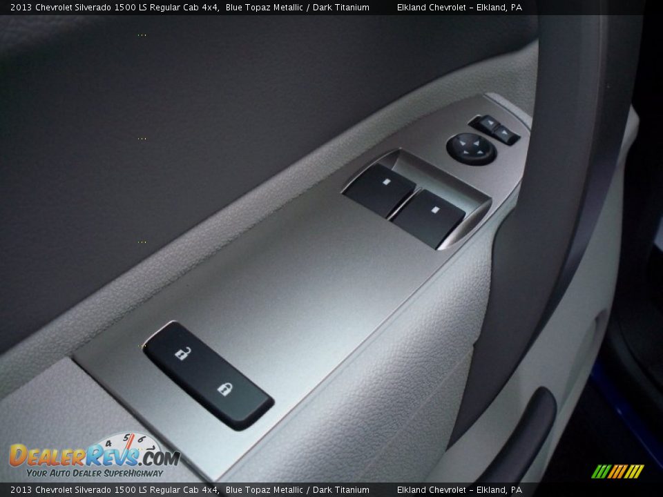 2013 Chevrolet Silverado 1500 LS Regular Cab 4x4 Blue Topaz Metallic / Dark Titanium Photo #19