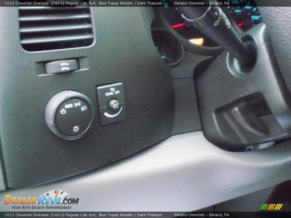 2013 Chevrolet Silverado 1500 LS Regular Cab 4x4 Blue Topaz Metallic / Dark Titanium Photo #22