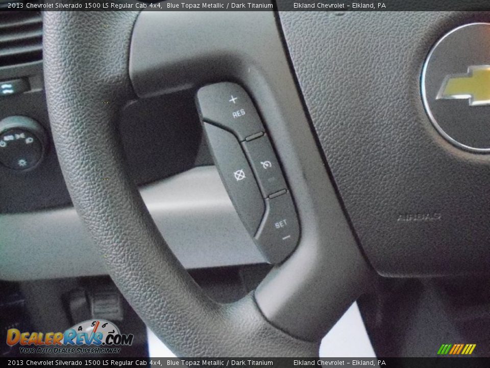 2013 Chevrolet Silverado 1500 LS Regular Cab 4x4 Blue Topaz Metallic / Dark Titanium Photo #28