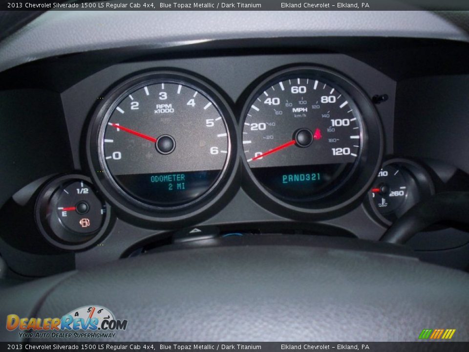 2013 Chevrolet Silverado 1500 LS Regular Cab 4x4 Blue Topaz Metallic / Dark Titanium Photo #29
