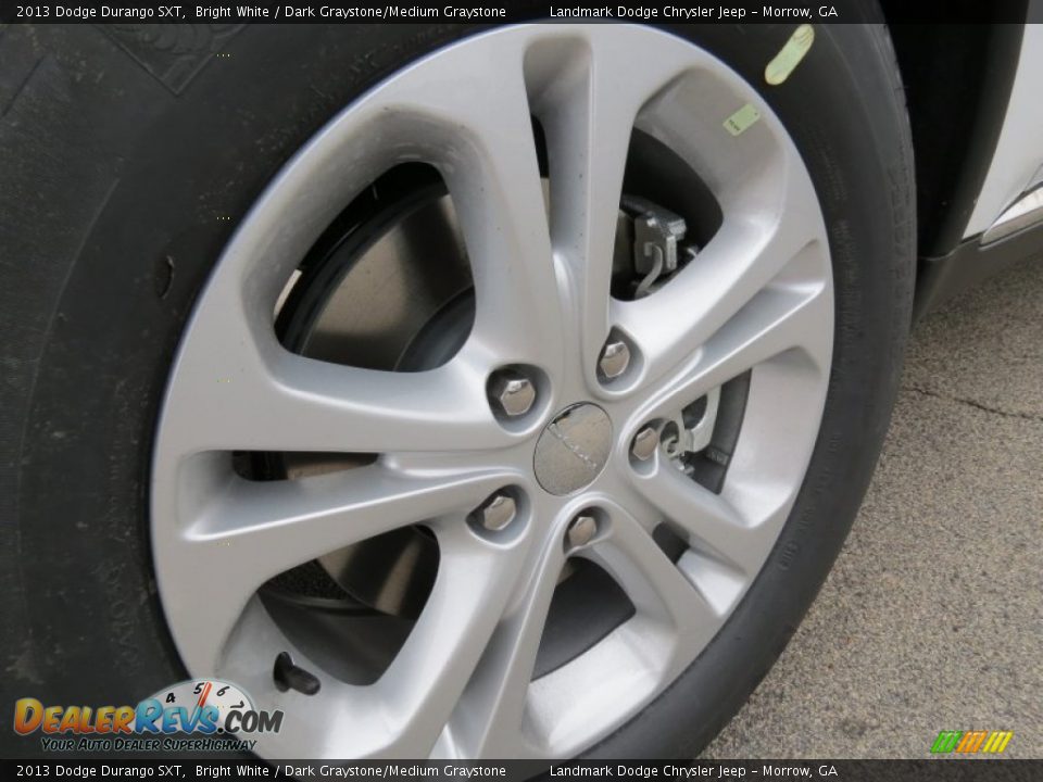 2013 Dodge Durango SXT Bright White / Dark Graystone/Medium Graystone Photo #5