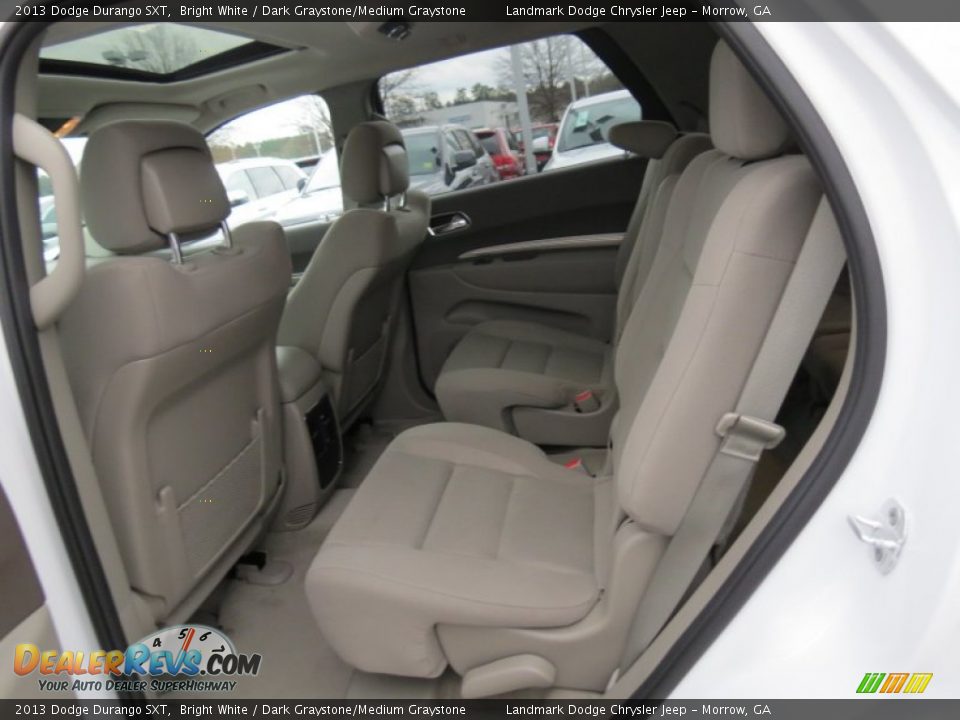 2013 Dodge Durango SXT Bright White / Dark Graystone/Medium Graystone Photo #7