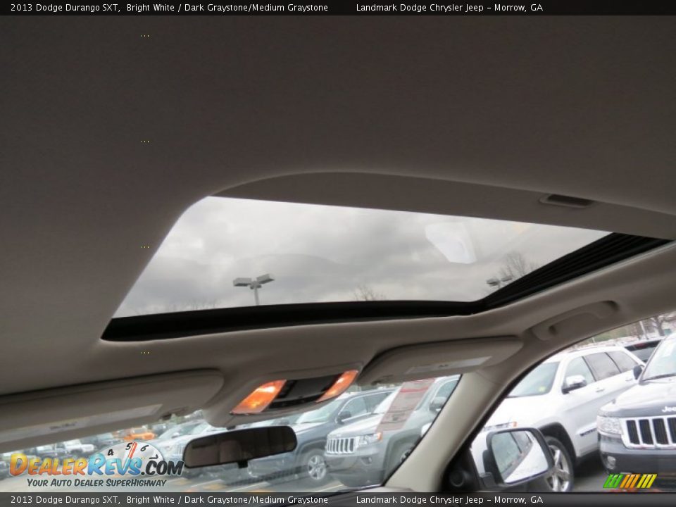 2013 Dodge Durango SXT Bright White / Dark Graystone/Medium Graystone Photo #8