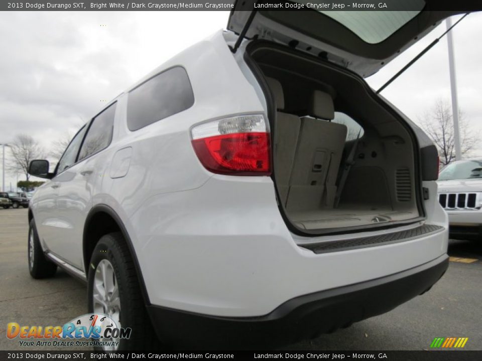 2013 Dodge Durango SXT Bright White / Dark Graystone/Medium Graystone Photo #10
