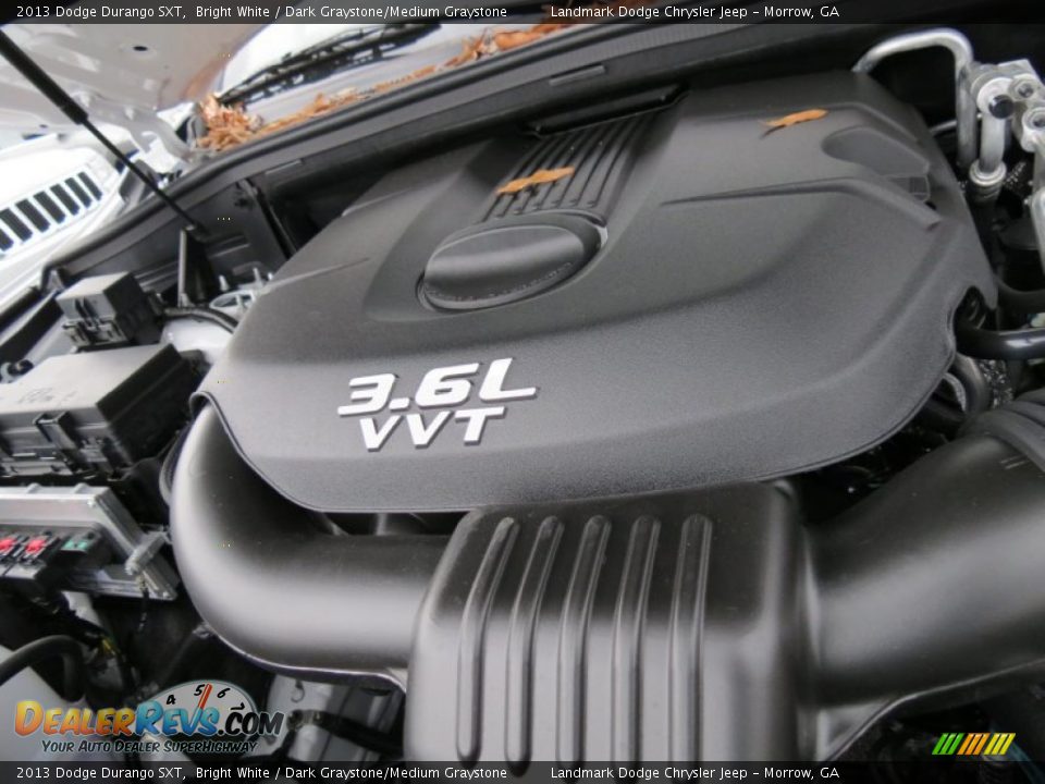 2013 Dodge Durango SXT Bright White / Dark Graystone/Medium Graystone Photo #11