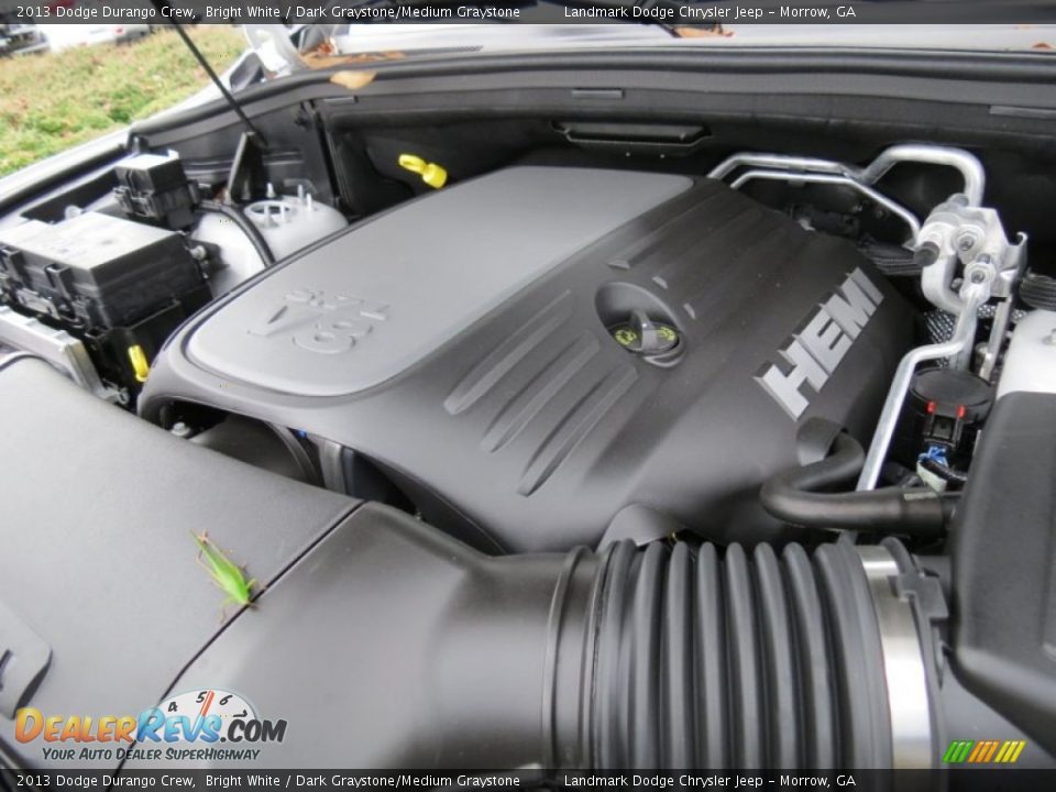 2013 Dodge Durango Crew Bright White / Dark Graystone/Medium Graystone Photo #10