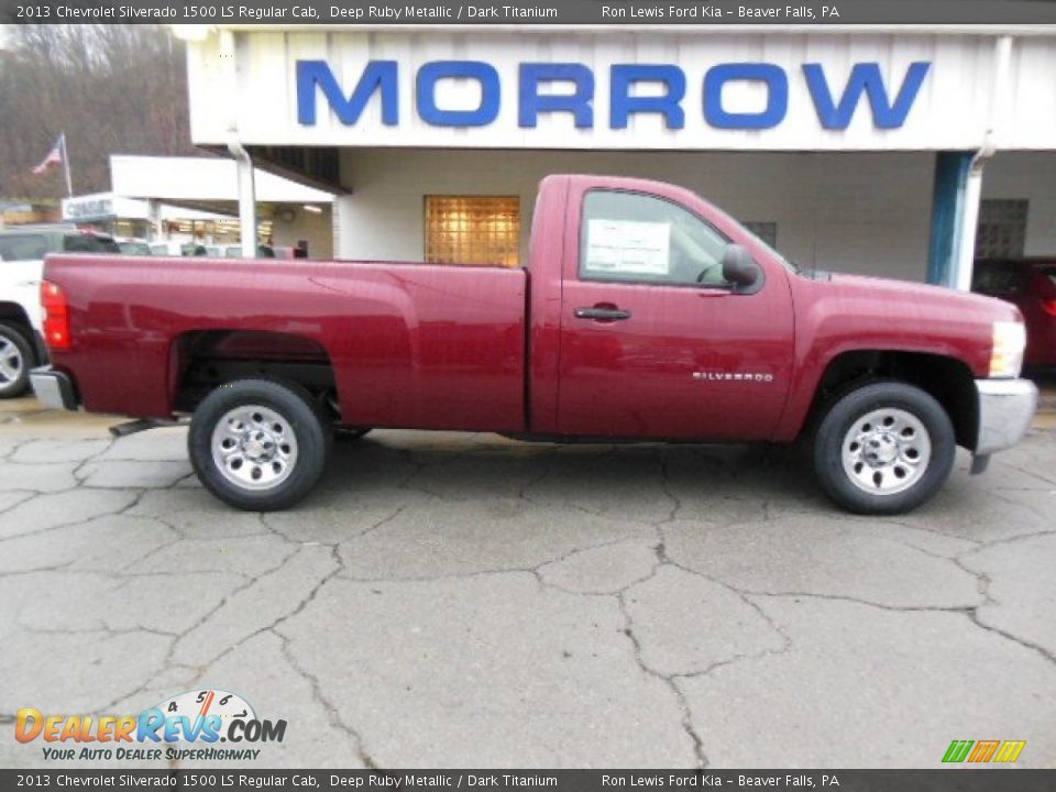 2013 Chevrolet Silverado 1500 LS Regular Cab Deep Ruby Metallic / Dark Titanium Photo #1