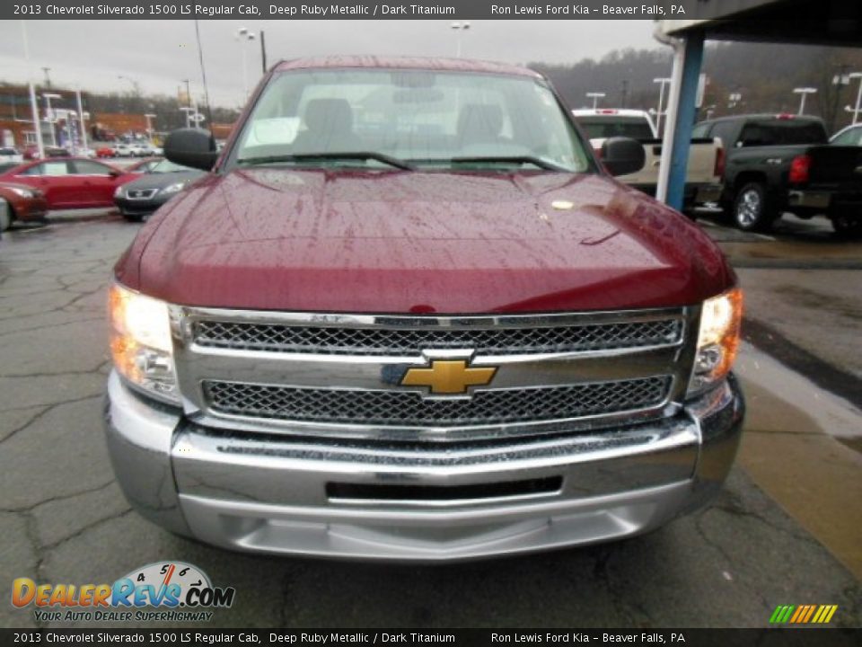 2013 Chevrolet Silverado 1500 LS Regular Cab Deep Ruby Metallic / Dark Titanium Photo #3