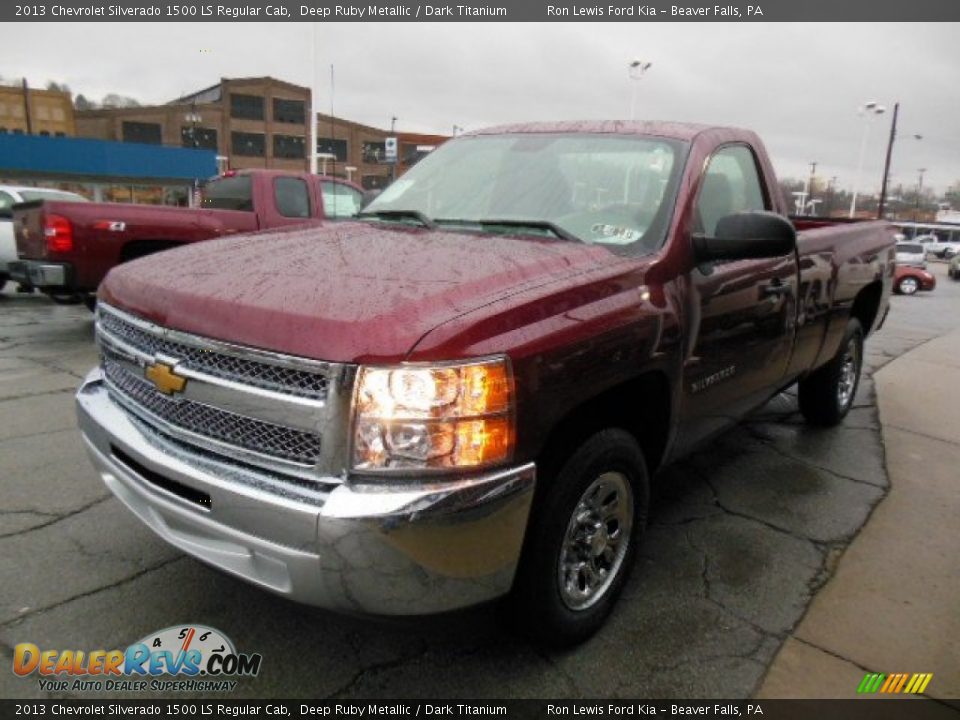 2013 Chevrolet Silverado 1500 LS Regular Cab Deep Ruby Metallic / Dark Titanium Photo #4