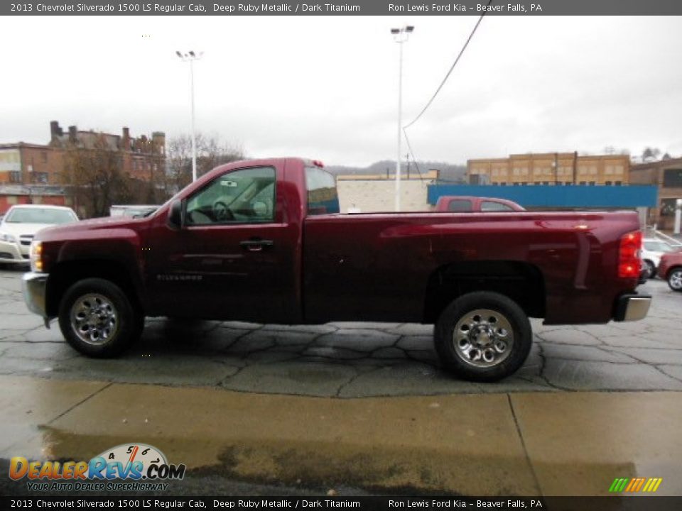 2013 Chevrolet Silverado 1500 LS Regular Cab Deep Ruby Metallic / Dark Titanium Photo #5