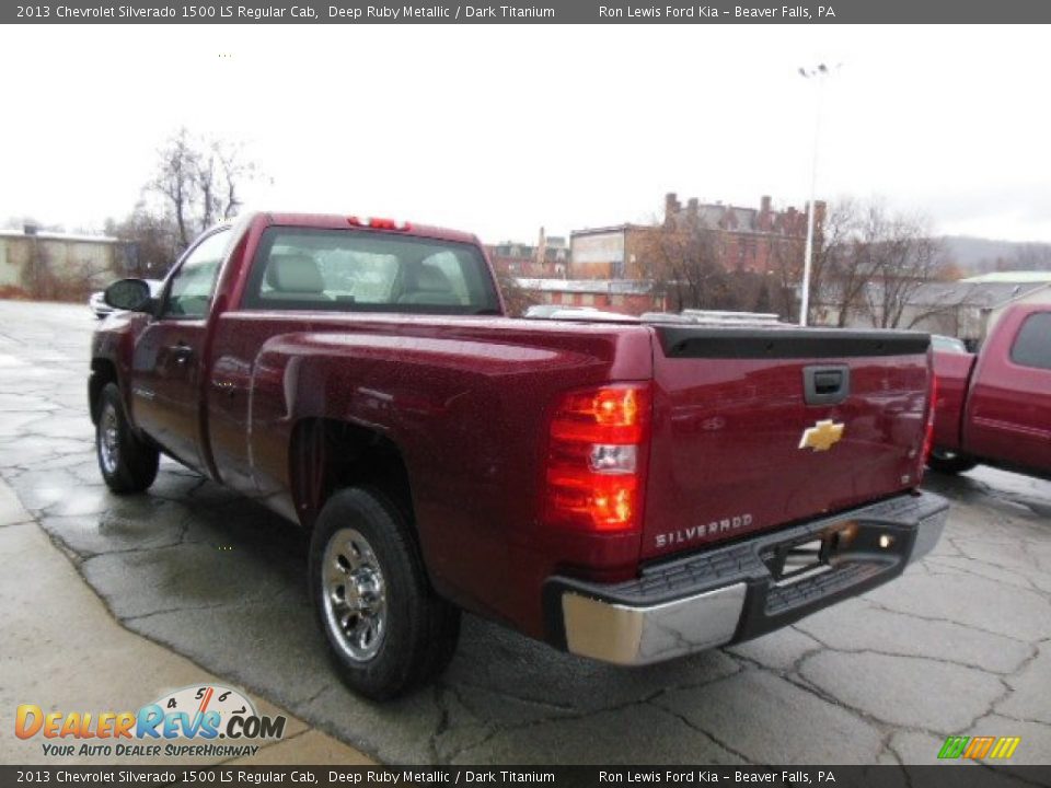 2013 Chevrolet Silverado 1500 LS Regular Cab Deep Ruby Metallic / Dark Titanium Photo #6