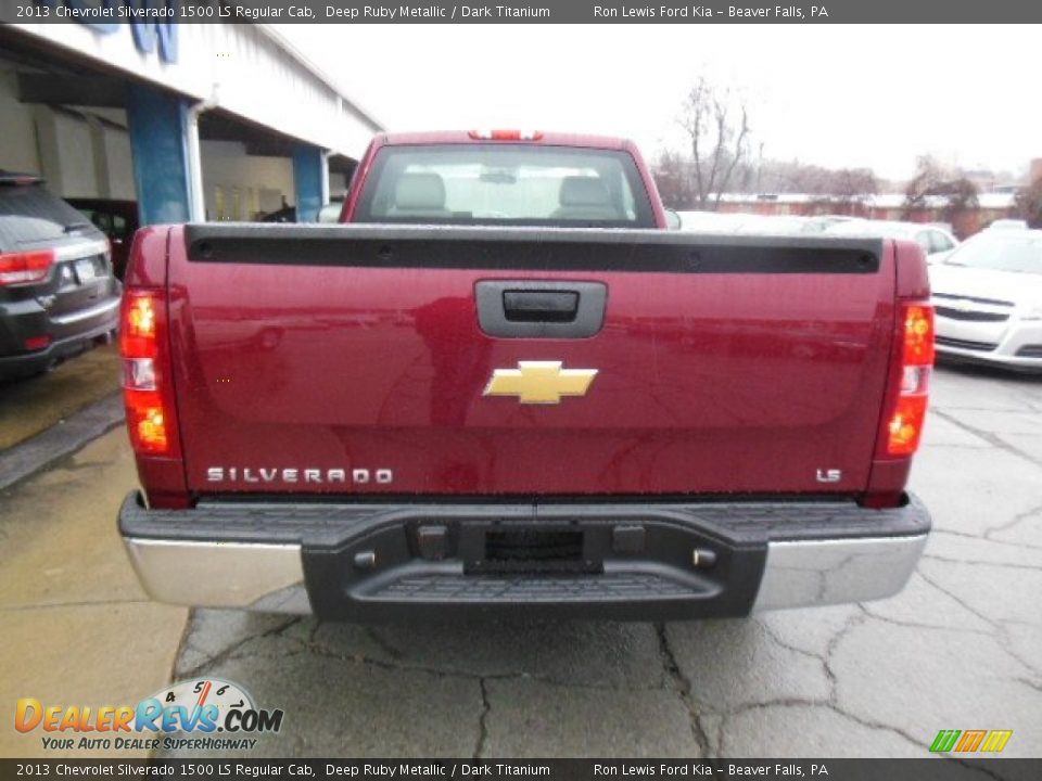 2013 Chevrolet Silverado 1500 LS Regular Cab Deep Ruby Metallic / Dark Titanium Photo #7