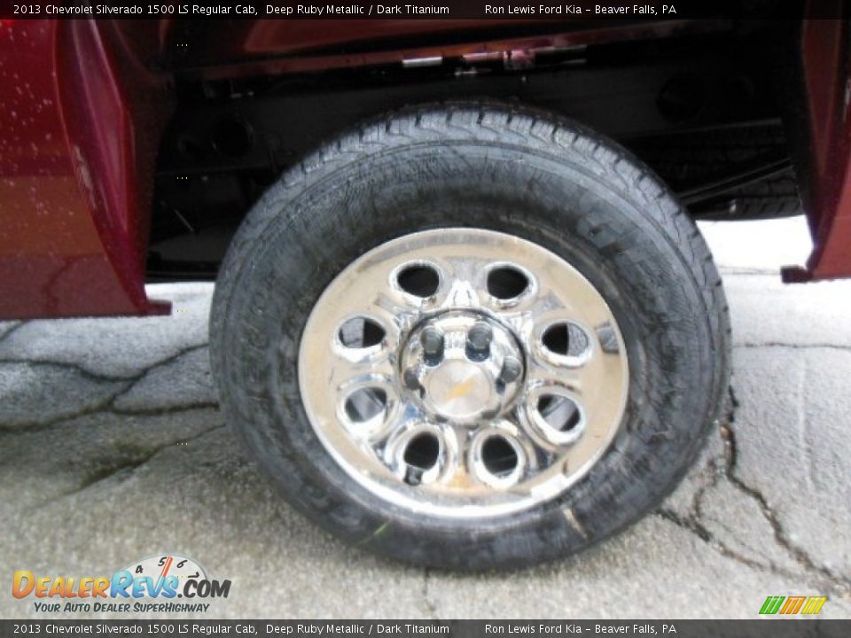 2013 Chevrolet Silverado 1500 LS Regular Cab Deep Ruby Metallic / Dark Titanium Photo #9
