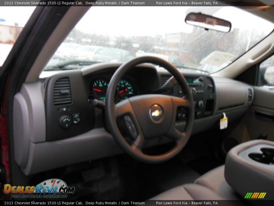 2013 Chevrolet Silverado 1500 LS Regular Cab Deep Ruby Metallic / Dark Titanium Photo #10