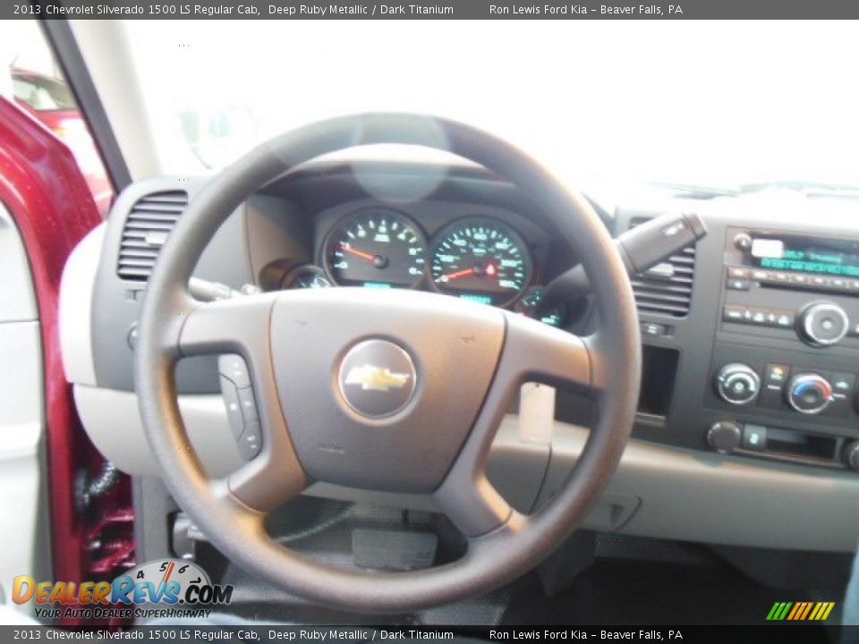 2013 Chevrolet Silverado 1500 LS Regular Cab Deep Ruby Metallic / Dark Titanium Photo #16