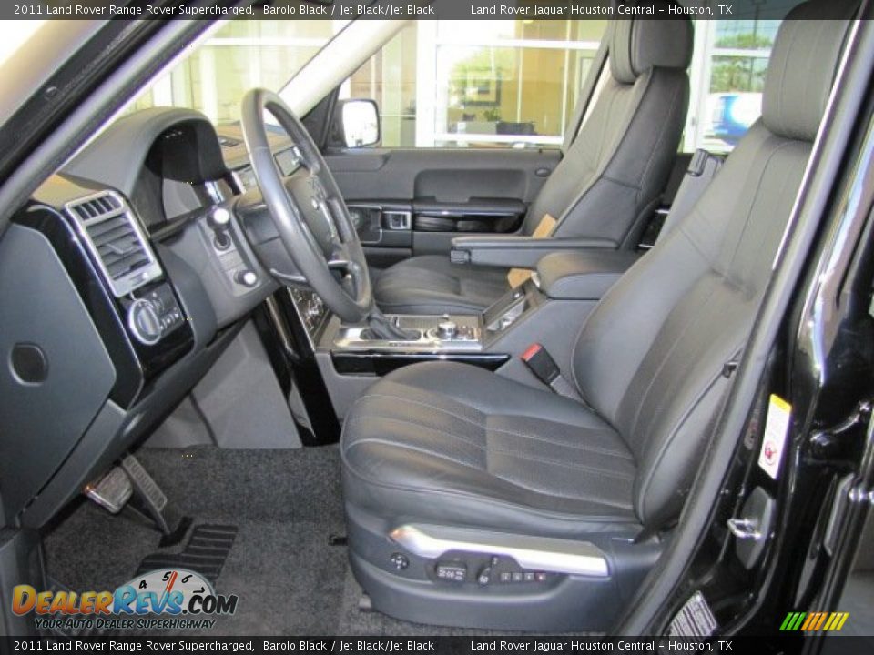 2011 Land Rover Range Rover Supercharged Barolo Black / Jet Black/Jet Black Photo #2