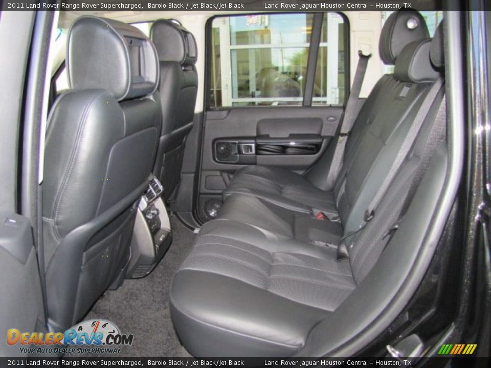 2011 Land Rover Range Rover Supercharged Barolo Black / Jet Black/Jet Black Photo #4